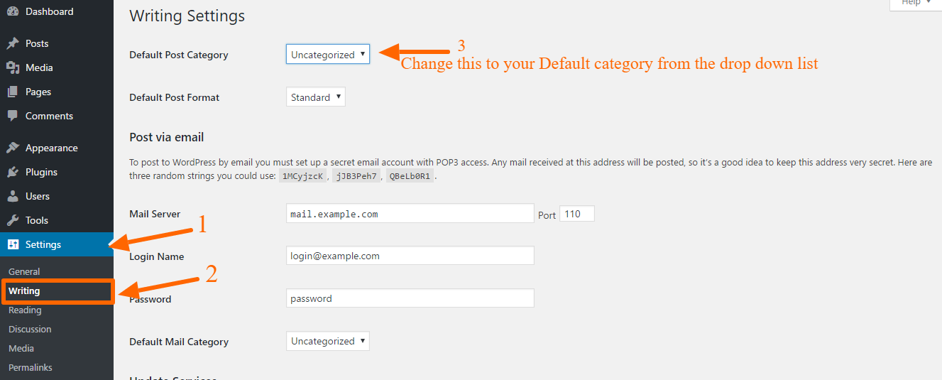 Writing-Setting-‹-renaming-uncategorized-category—-WordPress