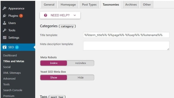 Remove the Word Archive from Category & Tags