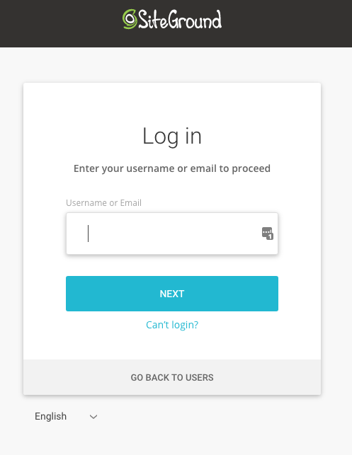 install wordpress on siteground login