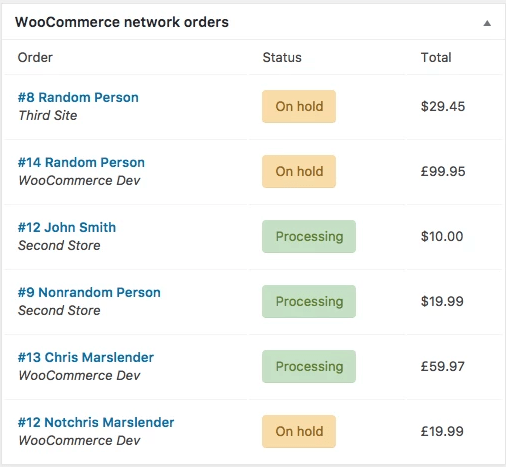 woocommerce orders manage