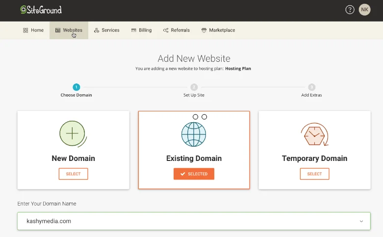 install wordpress on siteground