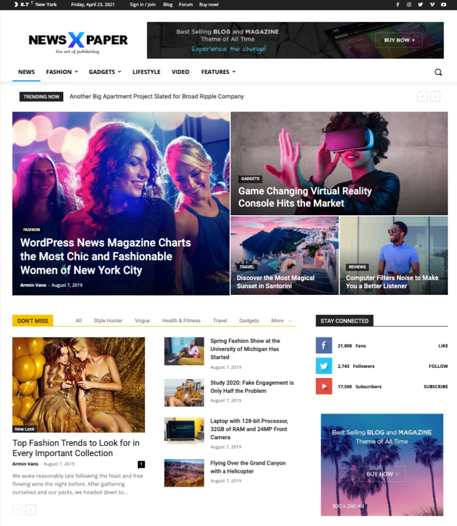 Newspaper-adsense-theme