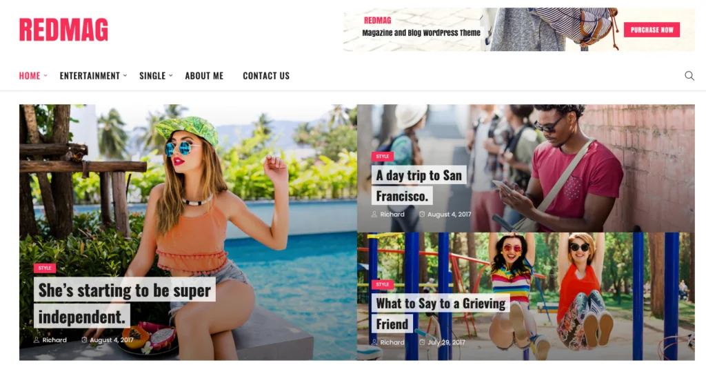 Best Adsense Optimized WordPress Themes RedMag-AdSense