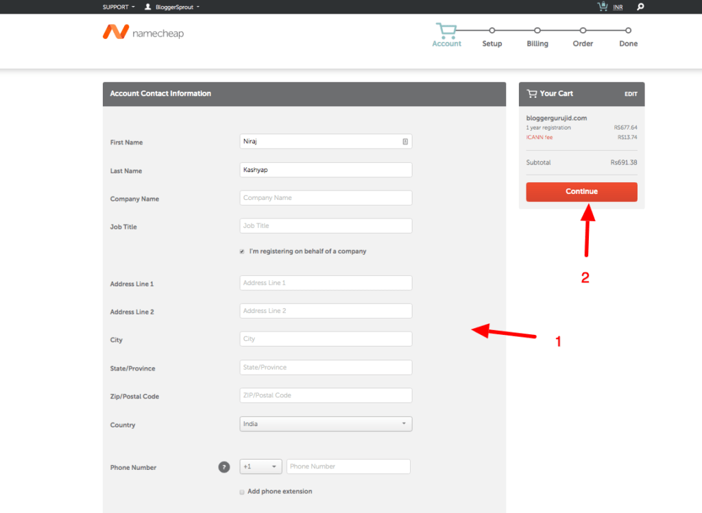 How to Register Domain Name