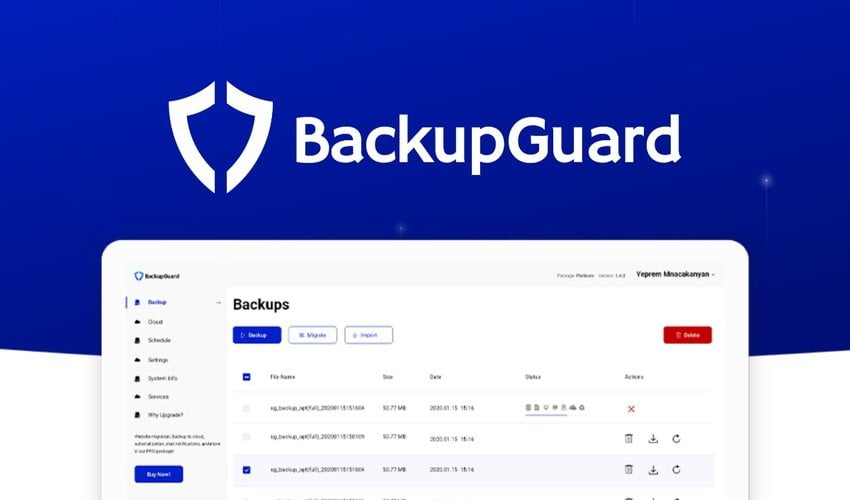backupguard WordPress Plugins For Backup
